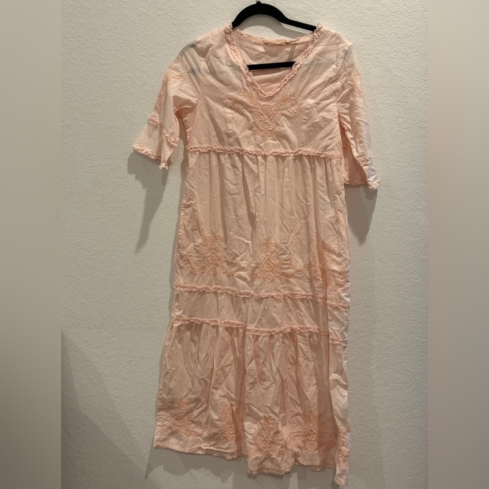 Soft‎ Surroundings Blush Midi Dress